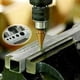thumbnail image 5 of Juego de 5 brocas avellanadas de titanio con punzón central automático, HSS y revestimiento de titanio con carcasa de aluminio, hoja de corte doble (50 tamaños), 5 of 5