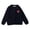 Black, variant on Boys Cardigan Sweater Cotton O-Neck with Buttons Cartoon Heart Glasses Embroidery Solid Fit Cardigan Open Front