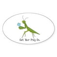 thumbnail image 1 of CafePress - Get Your Pray On Sticker - Sticker (Oval), 1 of 1