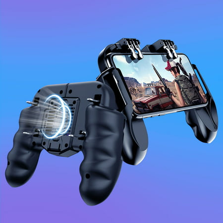 Six-Finger Mobile Phone Game Controller Joystick Cooling Fan Gamepad for (Best Pc Fan Controller)