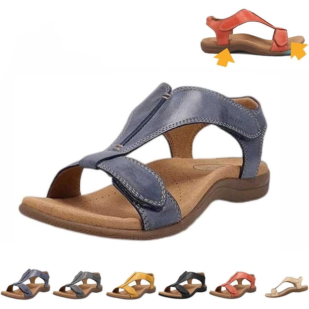 Orthopedic Sandals for Women, Dotmalls Comfy Orthotic Sandals, Orthotic Arch Support Sandals, Summer Women Slippers Cross Strap Open Toe Sandals Xishao ropa