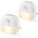 thumbnail image 1 of Luz nocturna con sensor de movimiento LED enchufable, luz nocturna LED blanca cálida con sensor de anochecer al amanecer, sensor de movimiento, brillo ajustable para dormitorio, baño, cocina, pasillo, Namotu CZJJ-HY71, 1 of 7
