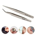 thumbnail image 4 of COOLHOOD 6Piece Stainless Steel Tweezer Set For Precise Tasks Need For Electronics Repair And Jewelry Making, 4 of 6
