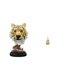 thumbnail image 1 of Escultura de mesa,Escultura de cabeza de tigre,estatua moderna de mesa,Figura decorativa de cabeza de animal de resina para escritorio,Escultura de tortuga marina,Estatua de calabaza de latón, 1 of 8