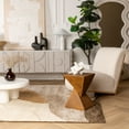 thumbnail image 2 of Rug Branch Modern  Abstract Hand-Tufted Beige Brown Indoor Area Rug - 5x7, 2 of 8