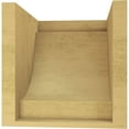 thumbnail image 4 of 9"W x 9"D x 9"H Wide Alpine Rough Cedar Woodgrain TimberThane Corbel, Primed Tan, 4 of 6