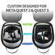 thumbnail image 2 of Funda de transporte rígida compatible con Oculus Quest 3S/Quest 3/Quest 2, 2 of 9