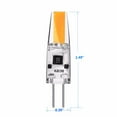 thumbnail image 3 of 10PCS Dimmable Mini G4 LED COB Lamp  6W Bulb AC DC 12V 220V Candle Lights Replace 30W 40W Halogen for Chandelier Spotlight, 3 of 10