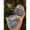 thumbnail image 4 of Extra Large Blue Calcite Rough Natural Stones, Raw Calcite Blue Crystals (0.5-1 Pounds), 4 of 8