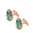 thumbnail image 2 of Dolphin Elegant Stainless Steel Men's Cufflinks for Dress Shirts - Formal Occasions., 2 of 6