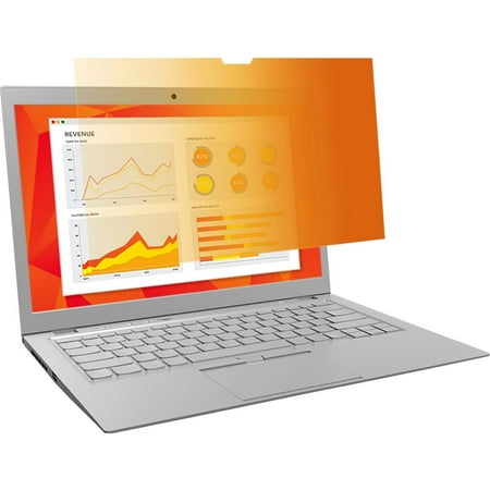 UPC: 0051128008638 | 3M GFNAP007 16:10 Frameless Privacy Filter for 15.4 in. Widescreen MacBook Pro Touch – Gold