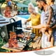 thumbnail image 1 of Pinchos de Acero Inoxidable para Brochetas, Brochetas para Kebab, Shawarma, Kebabs, Accesorios para Barbacoa con 2 Pinchos Extraíbles, Antigoteo., 1 of 6
