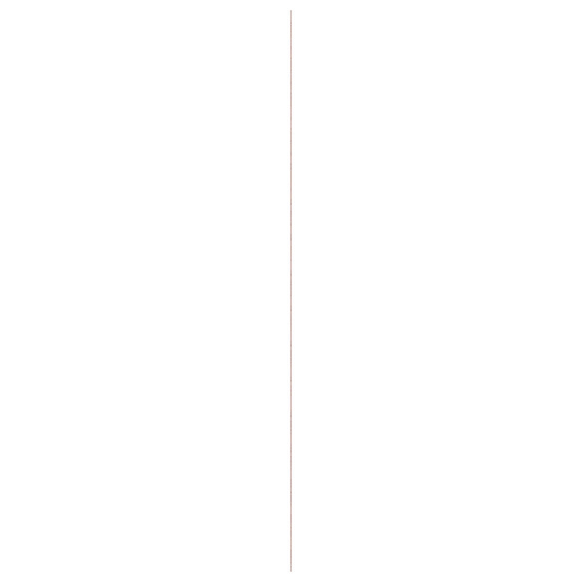 Ekena Millwork 94"H x 1/8"T Ozark Adjustable Acrylic Decorative Slat Wall Panel Kit, Rose Gold Mirror (contains 8 Slats + 1 Straight Edge Starter Slat)