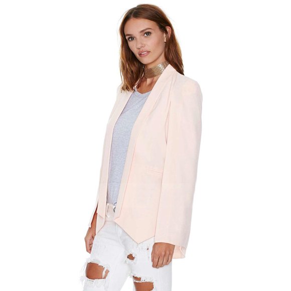 Womens Casual Blazer Cape Open Front Split Sleeve Long Cloak Jacket Coat Workwear