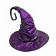 thumbnail image 2 of Sombrero de bruja de disfraz de Halloween, accesorios para fotos para fiestas temáticas de carnavales en clubes Púrpura, 2 of 9