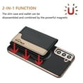 thumbnail image 3 of Allytechgroup Case for Samsung Galaxy S23, [RFID Blocking] 2-in-1 Detachable Magnetic Wallet Case [Compatible with MagSafe] Stand Slim PU Leather TPU Cover with Credit Card Slots/Cash Slot, Black, 3 of 13
