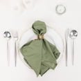 thumbnail image 4 of Balsa Circle 5 Dusty Green Premium 20x20 in Scuba Polyester Dinner Table Cloth Napkins Party Events Decorations Supplies, 4 of 7
