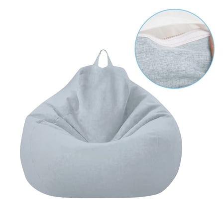 PhoneSoap [Unfilled] Soft Cover Cotton And Linen Lazy Sofa Cover For Adult Sofa Chair Grey