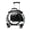 Black, variant on Cat Stroller Bubble, Cat Stroller Clear Bubble with Ventilation Holes, Silent Wheels, Convenient Portable Cats Dogs Backpack for Travel