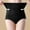 Black, variant on FAZVAOO Womens Shapewear,Tummy Control Butt Lifter High Waist Seamless Lace Briefs