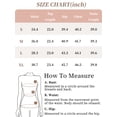 thumbnail image 6 of INSPIRE CHIC Women's Pajamas Set Short Sleeve V Neck Pullover Top with Pants Soft Knit Sleepwear Lounge Set L Brown, 6 of 6