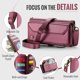 thumbnail image 5 of funda billetera para Samsung Galaxy A72 con Protección RFID, Ranuras para Tarjetas, Pata de Cabra, Correa Desmontable-Funda para teléfono tipo Bandolera con Tapa de Cuero PU a prueba, 5 of 9
