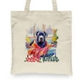 thumbnail image 2 of Watercolor Hello Winter Cane Corso Chill Christmas Welcome Canvas Tote Bag Italian Mastiff Dog Lover Gifts Idea Reusable Shopping Grocery Bag - 00016, 2 of 5