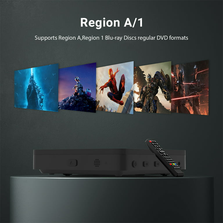 Blu Ray DVD Player with HDMI, Portable Blue ray Player for TV Mini 1080P Disc Player Compact CD Player Walmart.com