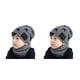thumbnail image 1 of Qarigey Gorro de invierno para niños, forro polar a prueba de viento para niños, conjunto de calentador de cuello interior, gorros Type2 NO2, 1 of 6