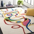 thumbnail image 2 of SAFAVIEH Fifth Avenue Delicia Abstract Area Rug, Ivory/Red, 3' x 5', 2 of 11