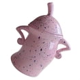 thumbnail image 4 of Canister With Attitude Drop Resistant PVC Durability Food Canisters With Lids Desktop Cup Ornament For Halloween Pink, 4 of 5