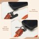 thumbnail image 3 of Cordón para Teléfono Móvil, Cordón de 18.5 pulgadas, Correa Antirrobo Cruzada para Cuello, Cadena Universal Ajustable Larga con Pestaña para Mujeres, Funda de Teléfono Móvil, Negro, 3 of 7