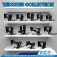 thumbnail image 4 of Mega Cargo Control End Mount Right Hand Cable Winch For 2" - 4" Winch Strap Flatbed Traler 5500 WLL 4 Packs, 4 of 4