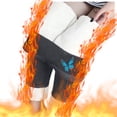 thumbnail image 2 of Gibobby leggings mujer Leggings de lana de gruesos de terciopelo para mujer, pantalones cálidos de cintura alta estampados para otoño e invierno（Gris， L), 2 of 4