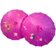 thumbnail image 2 of TJ Global PACK OF 2 Japanese Chinese 33" Umbrella Parasol For Wedding Parties, Photography, Costumes, Cosplay, Decoration And Other Events - 2 Umbrellas (Purple), 2 of 4