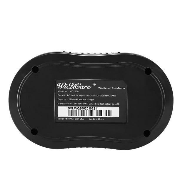 WALFRONT 2200mAh Ozone Generator Cleaner Air Disinfection Machine