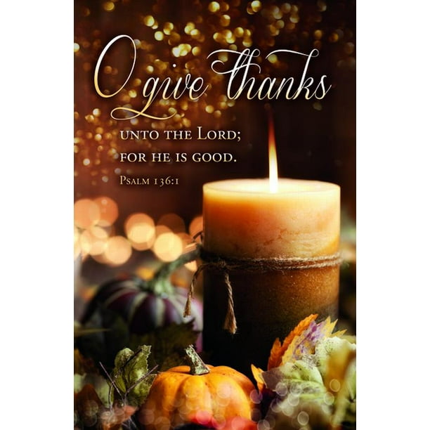 Bulletin - Thanksgiving - O Give Thanks - Psalm 136:1 (Other)