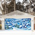 thumbnail image 2 of Bannière de Noël Festive pour Garage de Chevaux de Noël avec Couleurs Vives Design Festif Parfait pour les Amateurs de Voitures Garages à Domicile Matériau Durable Facile à Accrocher, 2 of 5