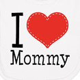 thumbnail image 3 of Inktastic I Love Mommy Heart Newborn Bib, 3 of 3