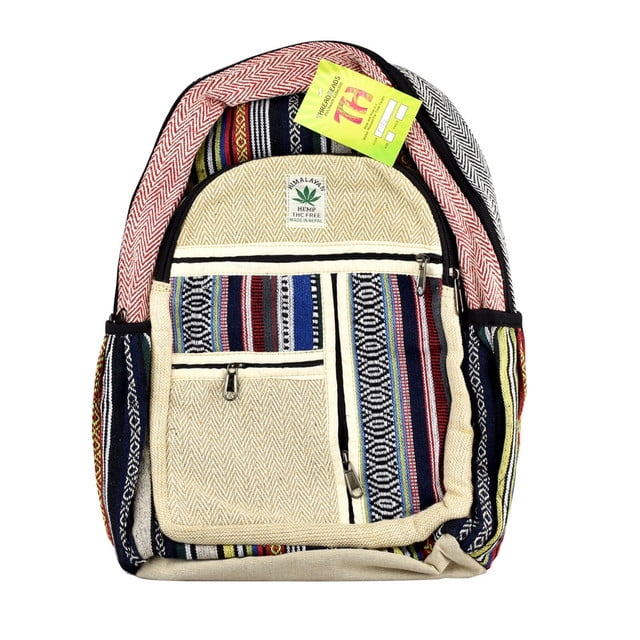 11" x 15" ThreadHeads Himalayan Hemp Messenger Backpack