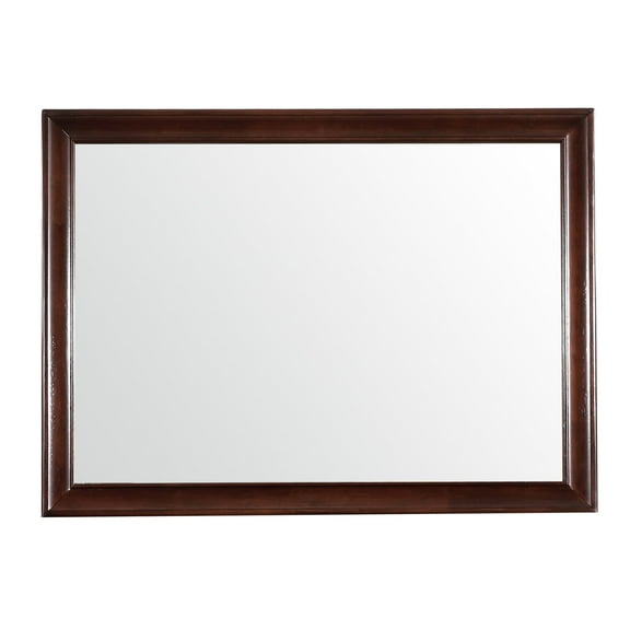 Passion Furniture LaVita 45 in. x 33 in. Modern Rectangle Framed Dresser Mirror, PF-G8875-M