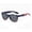 1A- Red, variant on Patriotic American Flag Sunglasses 6.3", 4th of July Stars Stripes Shades, Blue Mirrored Eyewear for USA Independence Day Parade