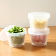 thumbnail image 2 of mmirethe Fresh Storage Box Double Layer Food Keeping Hotel Restaurant Kitchen Refrigerator Organizing Container with Drain Basket, 2 of 6