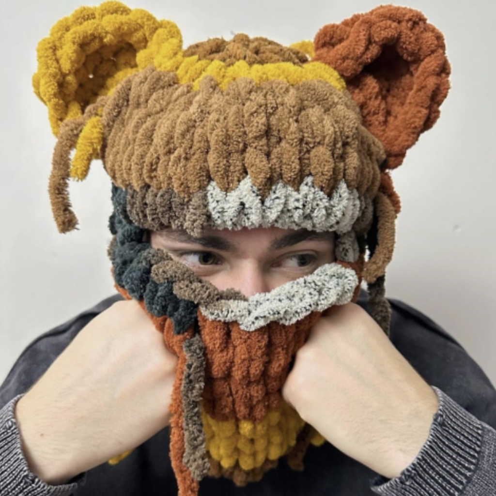 Yokua Adult Balaclava Outdoor Windproof Rabbit/Bear Ear Neck Protect Hat for Women