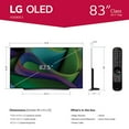 thumbnail image 3 of LG 83" Class 4K UHD OLED Web OS Smart TV with Dolby Vision C3 Series, 3 of 26