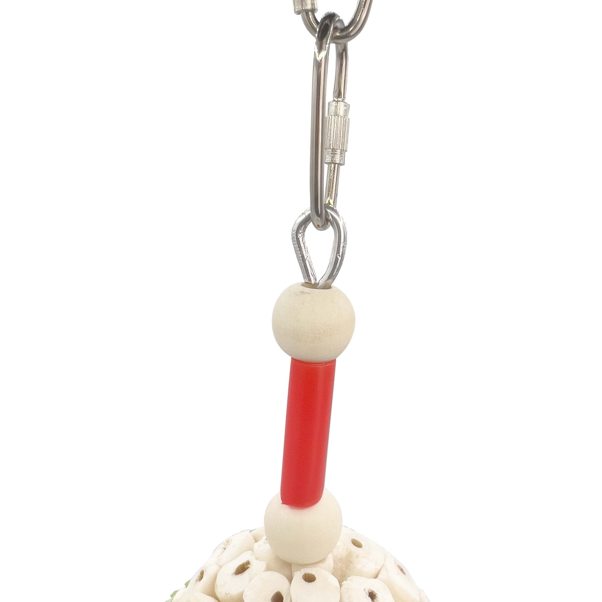 1563 Tutu Chew Three Natural Shredding Sola Mandarin Bird Toys by M&M