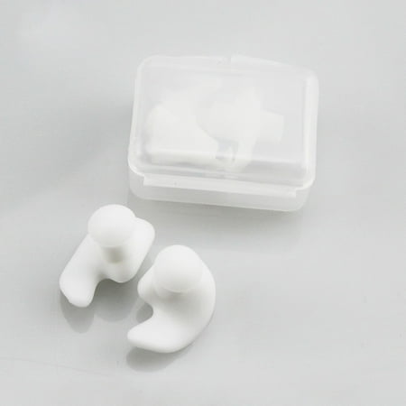 

Leke 1 pair spiral earplugs waterproof earplugs silicone swimming earplugs