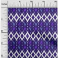thumbnail image 2 of oneOone Rayon Purple Fabric Ikat Quilting Supplies Print Sewing Fabric By The Yard 56 Inch Wide, 2 of 4
