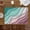 Multicolor, variant on Placemats Set of 2, Modern Lines Art Washable Table Mats for Dining Table, Ombre Theme Wipeable Place Mats for Kitchen Indoor Outdoor