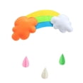 thumbnail image 2 of Ceiling Mobile Hanging Cloud Decorations Rainbow Mobile Cloud Ceiling Decor Durable Portable Felt Floating Cloud Room Decoration Pendant, 2 of 5